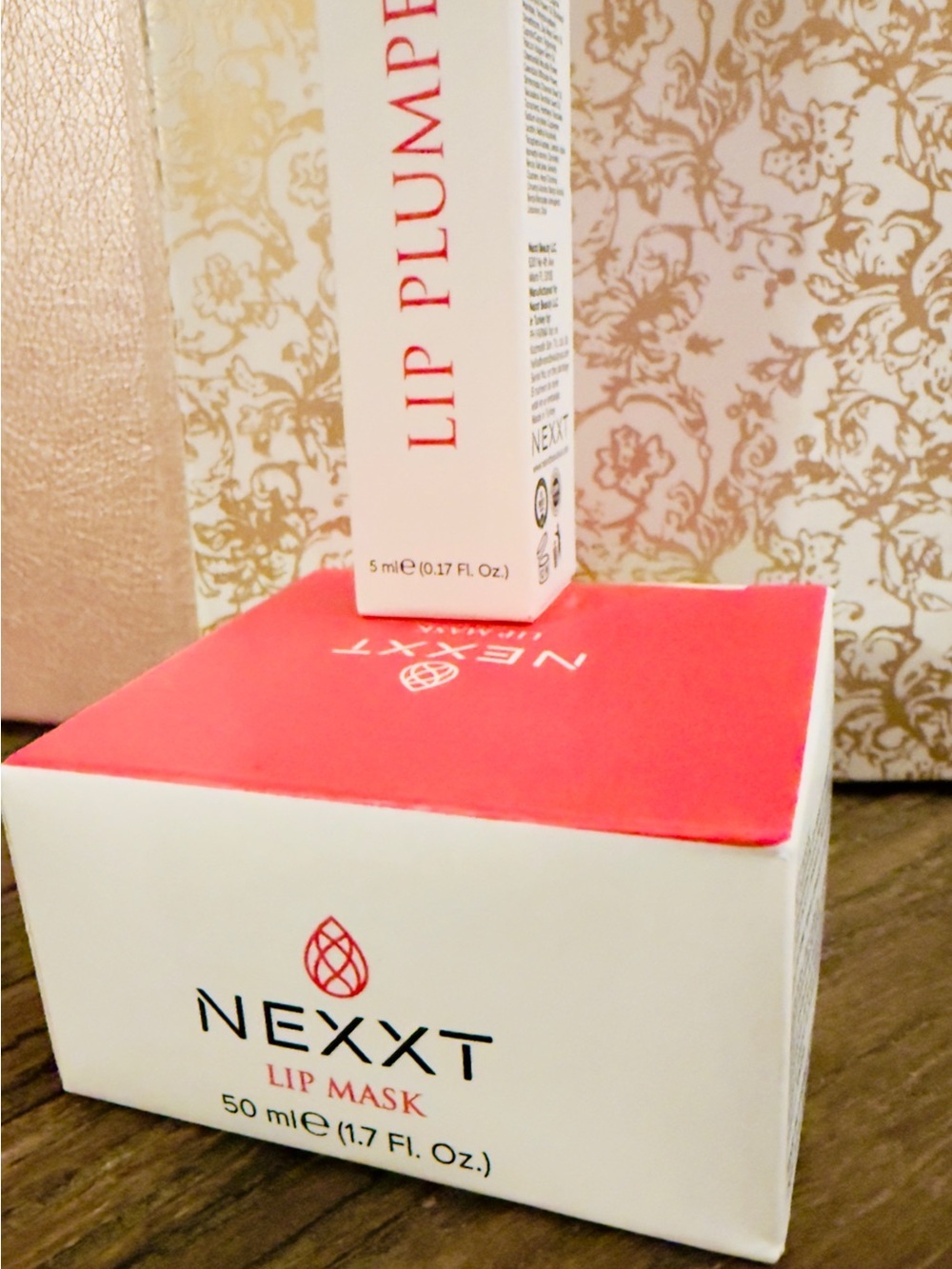 Nexxt Lip Plumper & Nexxt Hydrating Lip Mask 2 pcs Hyaluronic Acid Vitamin E New - Picture 2 of 3
